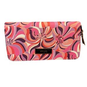 Trina Turk Sea Anemone Wallet with Pink and Purple Swirls‎​